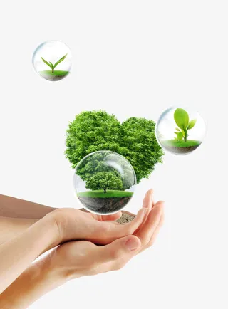 双手捧起幸福家园免抠