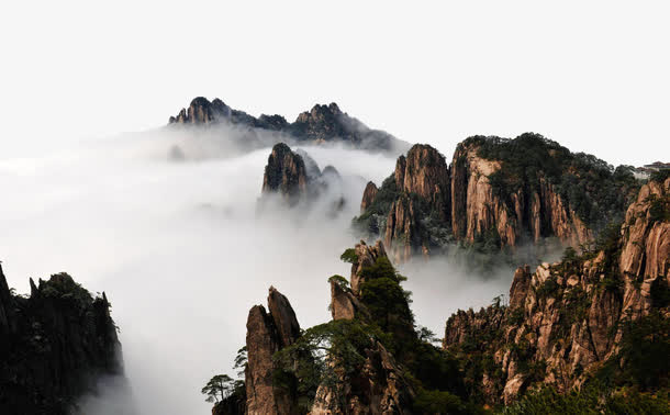 连绵山脉免抠
