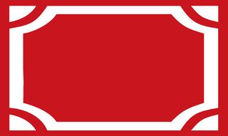 回字形花纹红色图案免抠