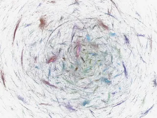 彩色星光斑斓素材免抠