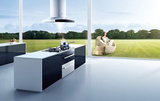 老板厨房电器草地免抠