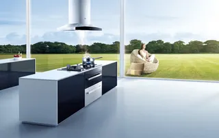 老板厨房电器草地免抠