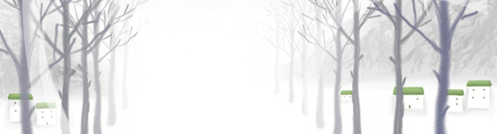 冬天雪景banner创意设计高清