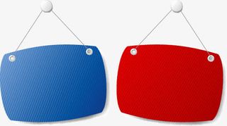 贴纸挂牌标签矢量素材免抠