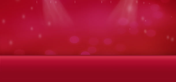 红色简约banner背景创意元素