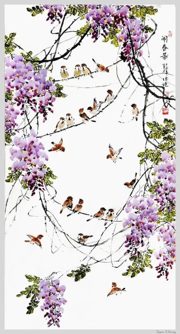 忽逢小雨大屏背景