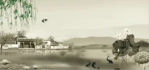 水墨画背景高清