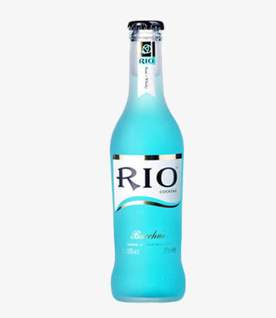 RIO蓝玫瑰威士忌鸡尾酒免抠