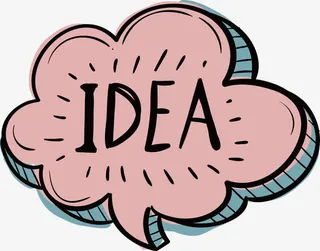 手绘云朵创意免抠