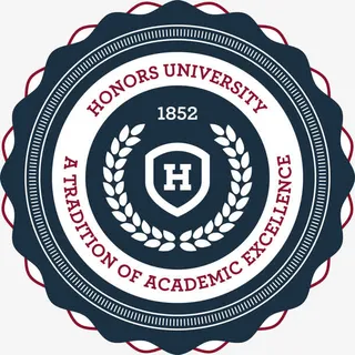 欧式大学深蓝色复古标签免抠