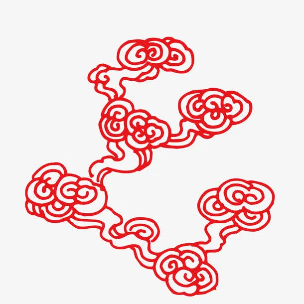 祥云树花免抠