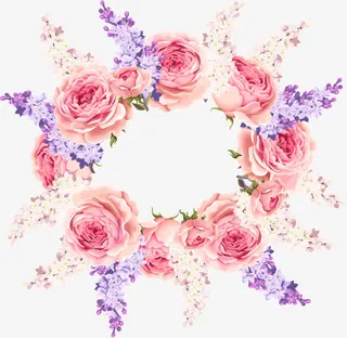 玫瑰花精美邀请函设计矢量素材免抠