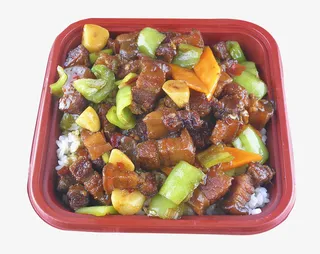 红烧肉盖饭免费下载素材免抠