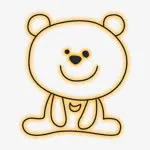 卡通动漫素材卡通图标 手绘小熊免抠