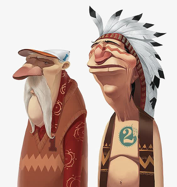 印第安人免抠