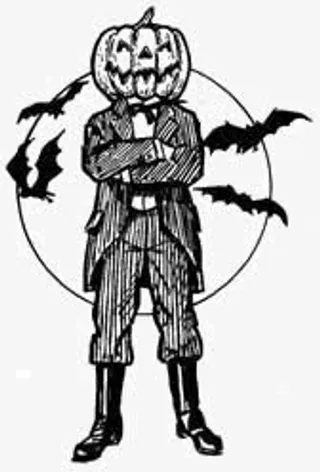 恶魂灵魂南瓜万圣节蝙蝠骷髅免抠