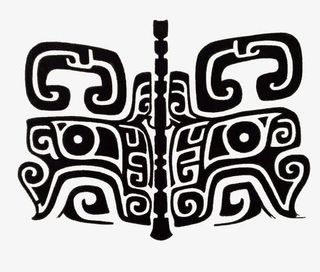 中国复古饕餮纹免抠