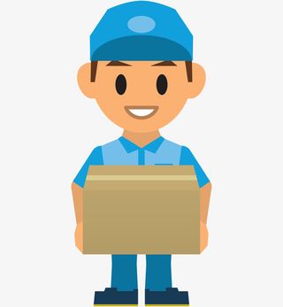 抱着箱子的男人免抠