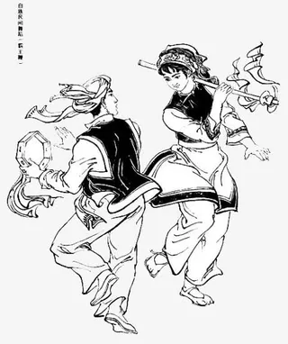 白族民间舞蹈免抠