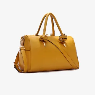 黄色手拎包免抠