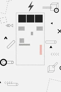 扁平几何波普海报背景高清