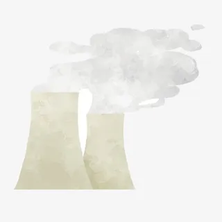 卡通工厂烟囱免抠