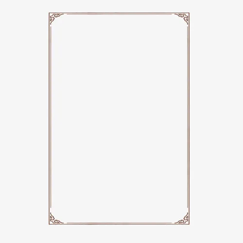 边框,棕色，中国风，线条免抠