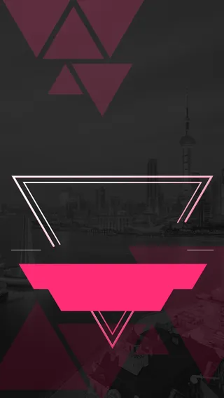 炫彩黑色扁平几何背景素材高清