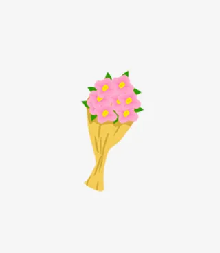 花束植物清新png免抠