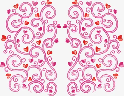 水彩情人节banner矢量素材