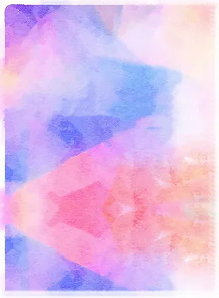 文艺清淡彩色水彩淡雅插图高清