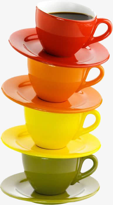 咖啡杯的艺术免抠