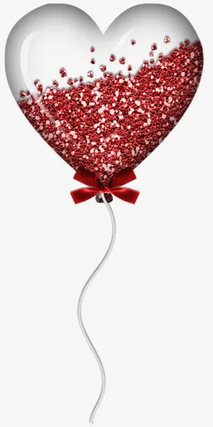 红色创意气球免抠