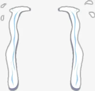 手绘卡通眼泪装饰免抠