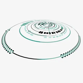 几何图形科幻智能免抠