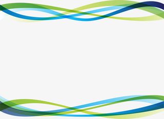 绿色清新线条免抠