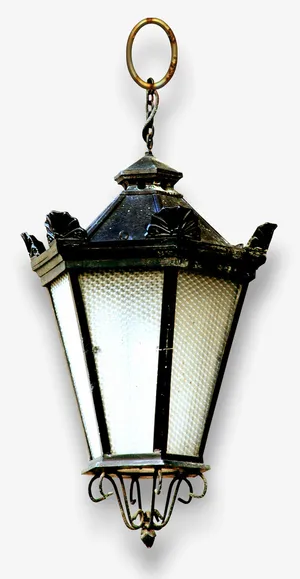 路口树枝墙壁悬挂灯免抠