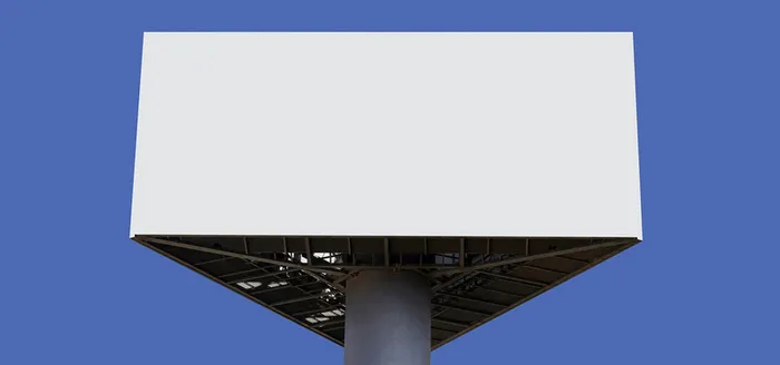 户外钢架广告牌高清