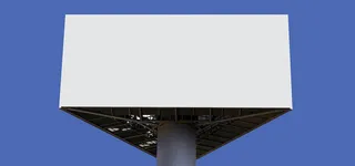 户外钢架广告牌高清