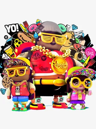 卡通潮流玩具免抠