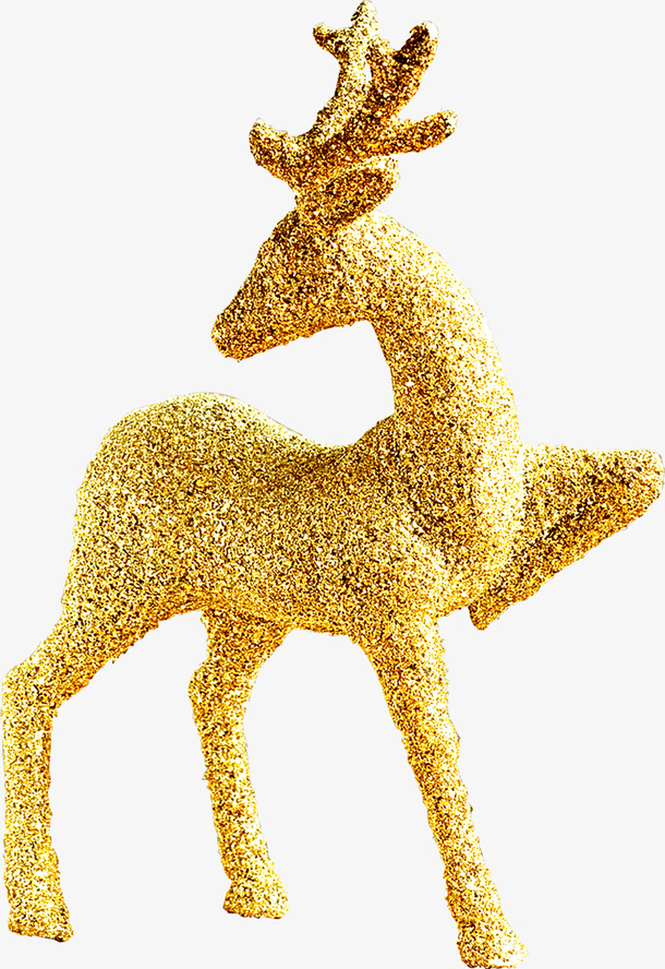 金色麋鹿免抠