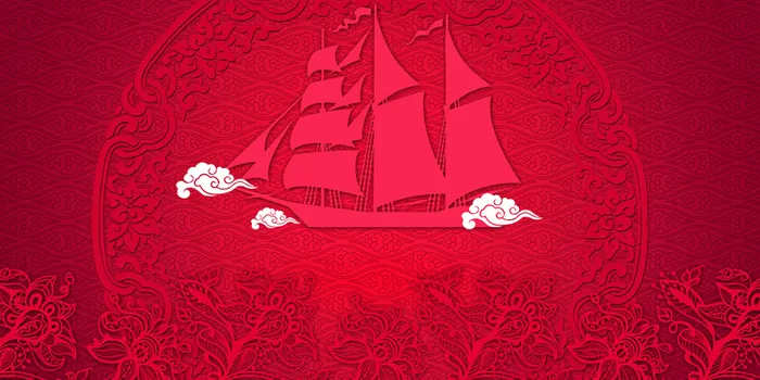 筑梦远航宣传海报背景模板高清