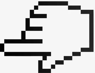 黑色手绘箭头指示图标免抠