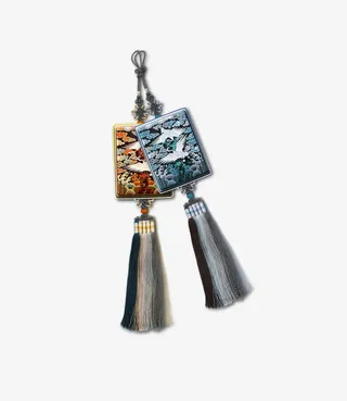 刺绣工艺吊坠免抠