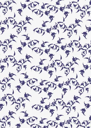 矢量花纹十字绣素材免抠