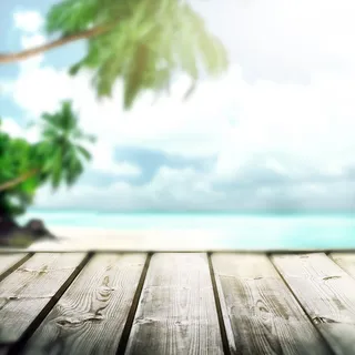 夏日椰子汁零食PSD分层主图背景素材高清