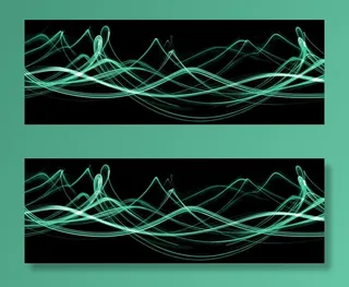 炫彩光效个性背景banner图免抠