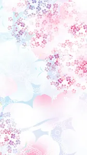 粉紫色渐变樱花H5背景素材高清