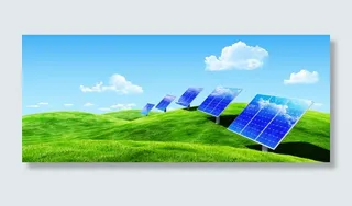 太阳能板背景高清