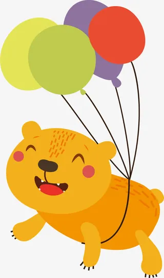 卡通动物矢量免抠